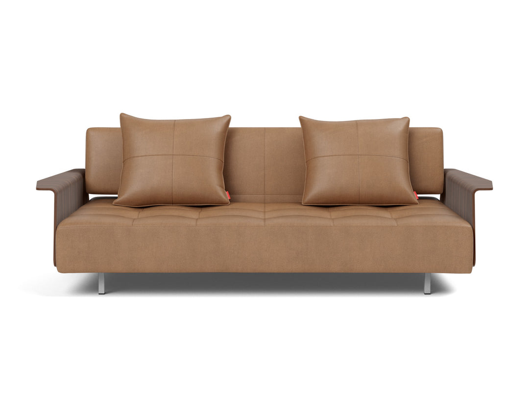 Canapea extensibila cu brate Long Horn D.E.L., tesatura la alegere #material_551-faunal-brown
