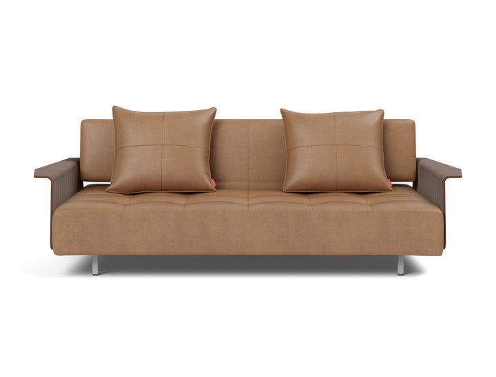 Canapea extensibila cu brate Long Horn D.E.L., tesatura la alegere #material_551-faunal-brown