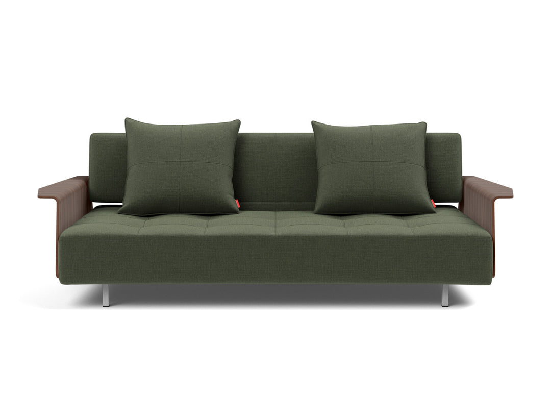 Canapea extensibila cu brate Long Horn D.E.L., tesatura la alegere #material_413-esina-olive-green