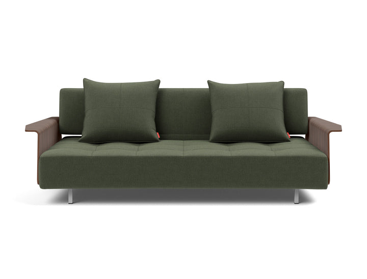 Canapea extensibila cu brate Long Horn D.E.L., tesatura la alegere #material_413-esina-olive-green