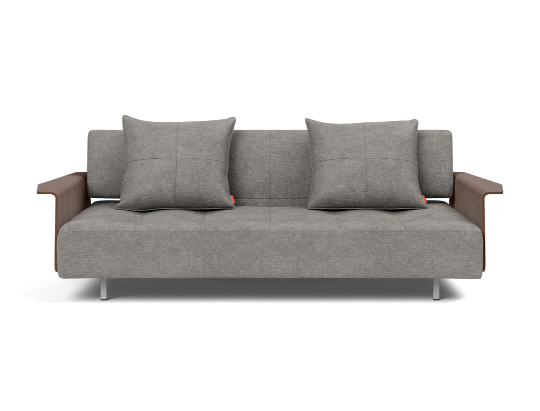 Canapea extensibila cu brate Long Horn D.E.L., tesatura la alegere #material_282-avella-warm-grey