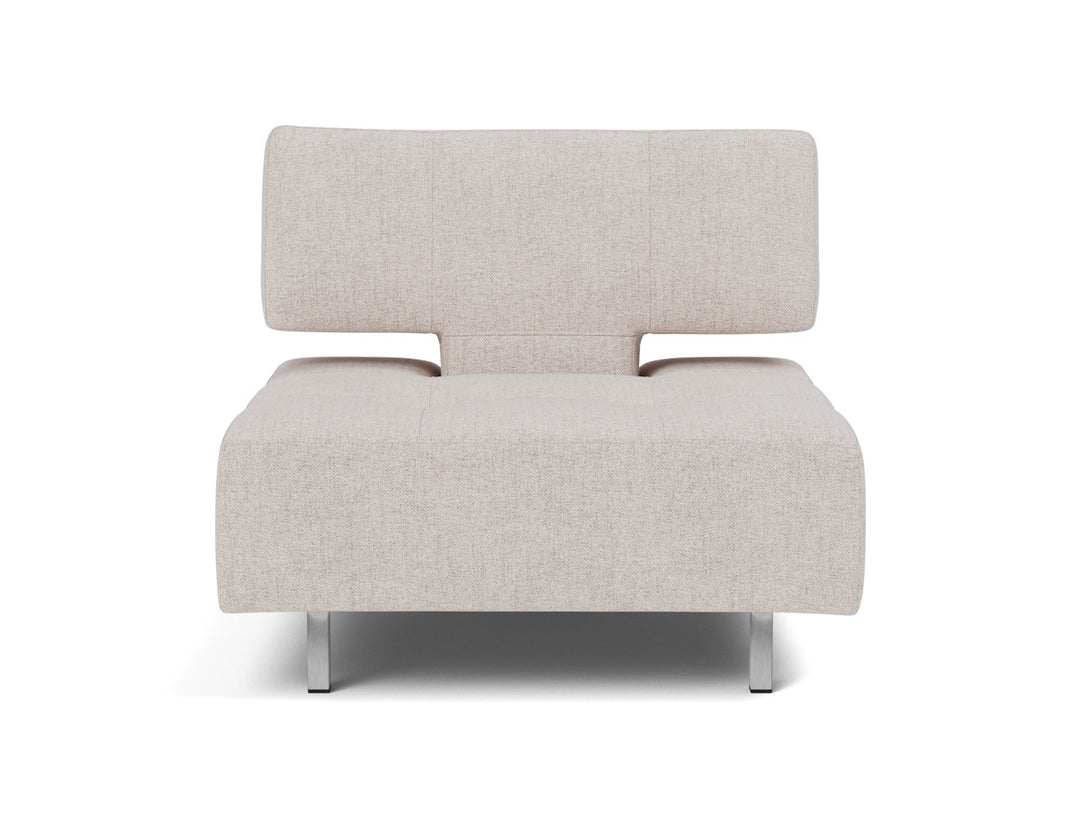 Fotoliu extensibil Long Horn D.E.L. 115x85 cm, tesatura la alegere #material_300-weda-sand