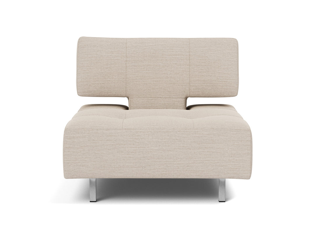 Fotoliu extensibil Long Horn D.E.L. 115x85 cm, tesatura la alegere #material_612-blida-sand-grey