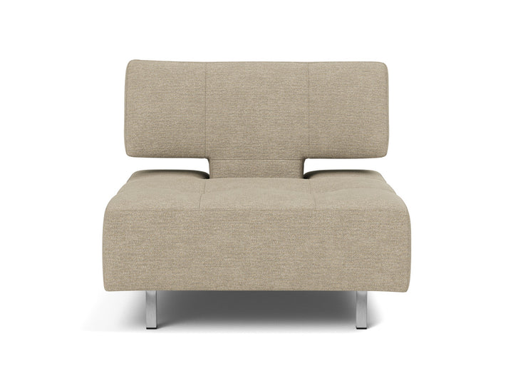 Fotoliu extensibil Long Horn D.E.L. 115x85 cm, tesatura la alegere #material_356-taura-sand