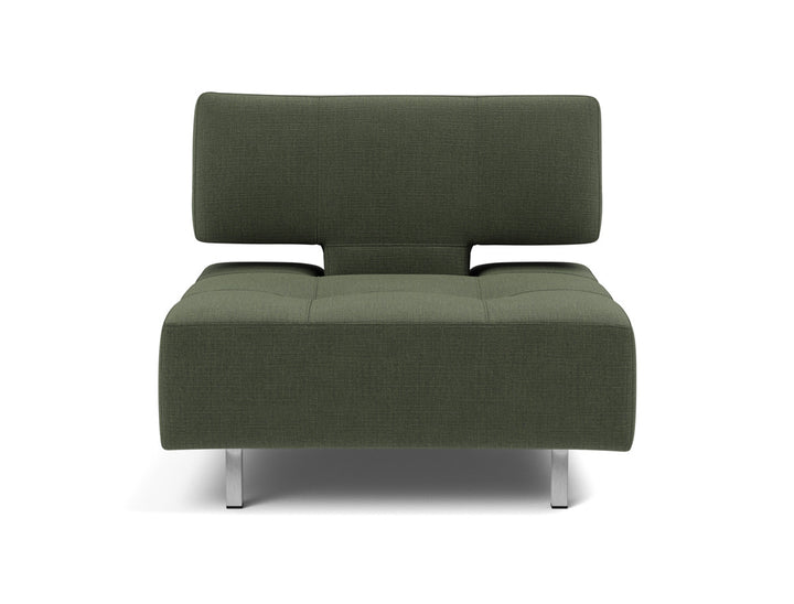 Fotoliu extensibil Long Horn D.E.L. 115x85 cm, tesatura la alegere #material_413-esina-olive-green