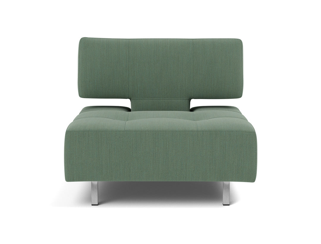 Fotoliu extensibil Long Horn D.E.L. 115x85 cm, tesatura la alegere #material_518-elegance-green
