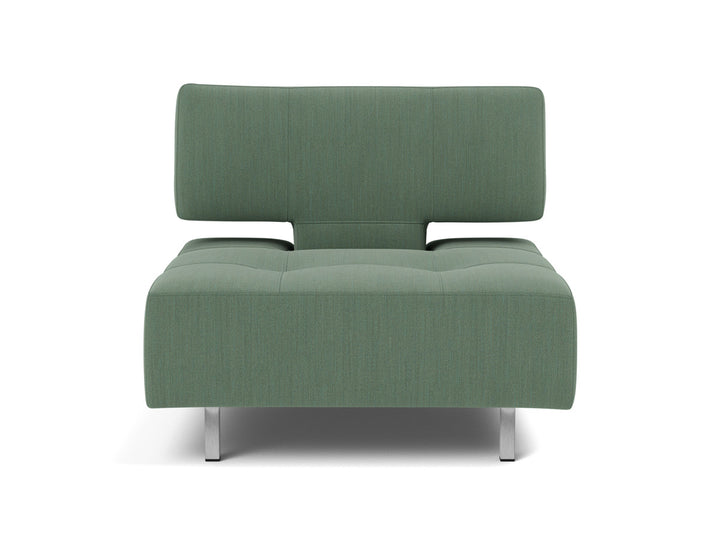 Fotoliu extensibil Long Horn D.E.L. 115x85 cm, tesatura la alegere #material_518-elegance-green