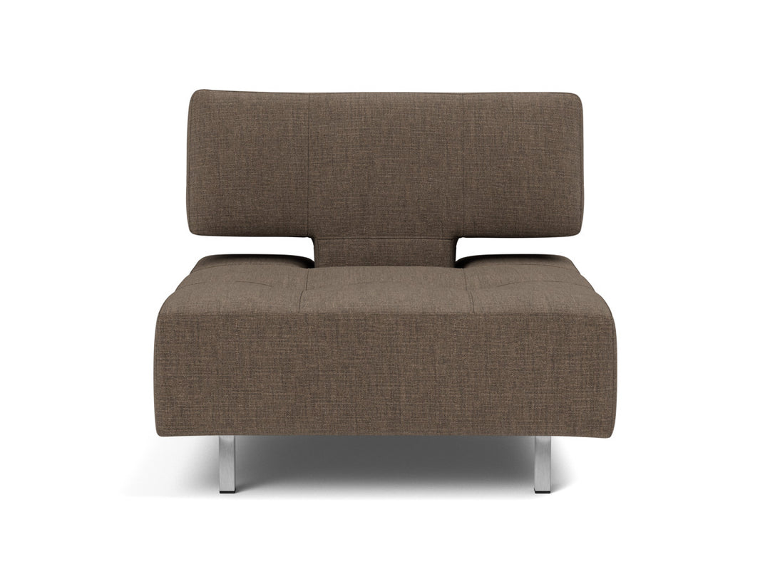 Fotoliu extensibil Long Horn D.E.L. 115x85 cm, tesatura la alegere #material_411-esina-cedar-brown