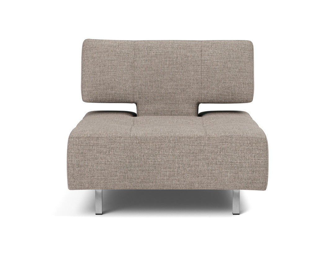 Fotoliu extensibil Long Horn D.E.L. 115x85 cm, tesatura la alegere #material_472-yuveno-warm-grey