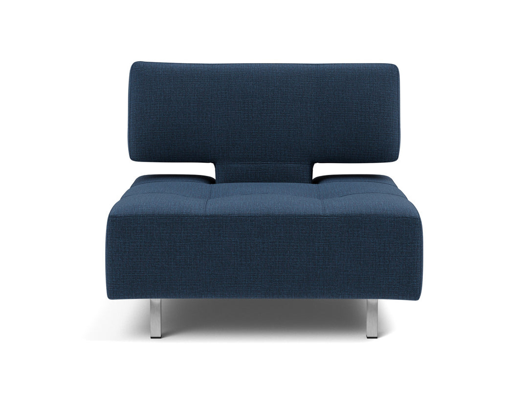 Fotoliu extensibil Long Horn D.E.L. 115x85 cm, tesatura la alegere #material_414-esina-indigo-blue