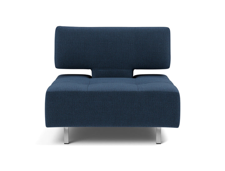 Fotoliu extensibil Long Horn D.E.L. 115x85 cm, tesatura la alegere #material_414-esina-indigo-blue