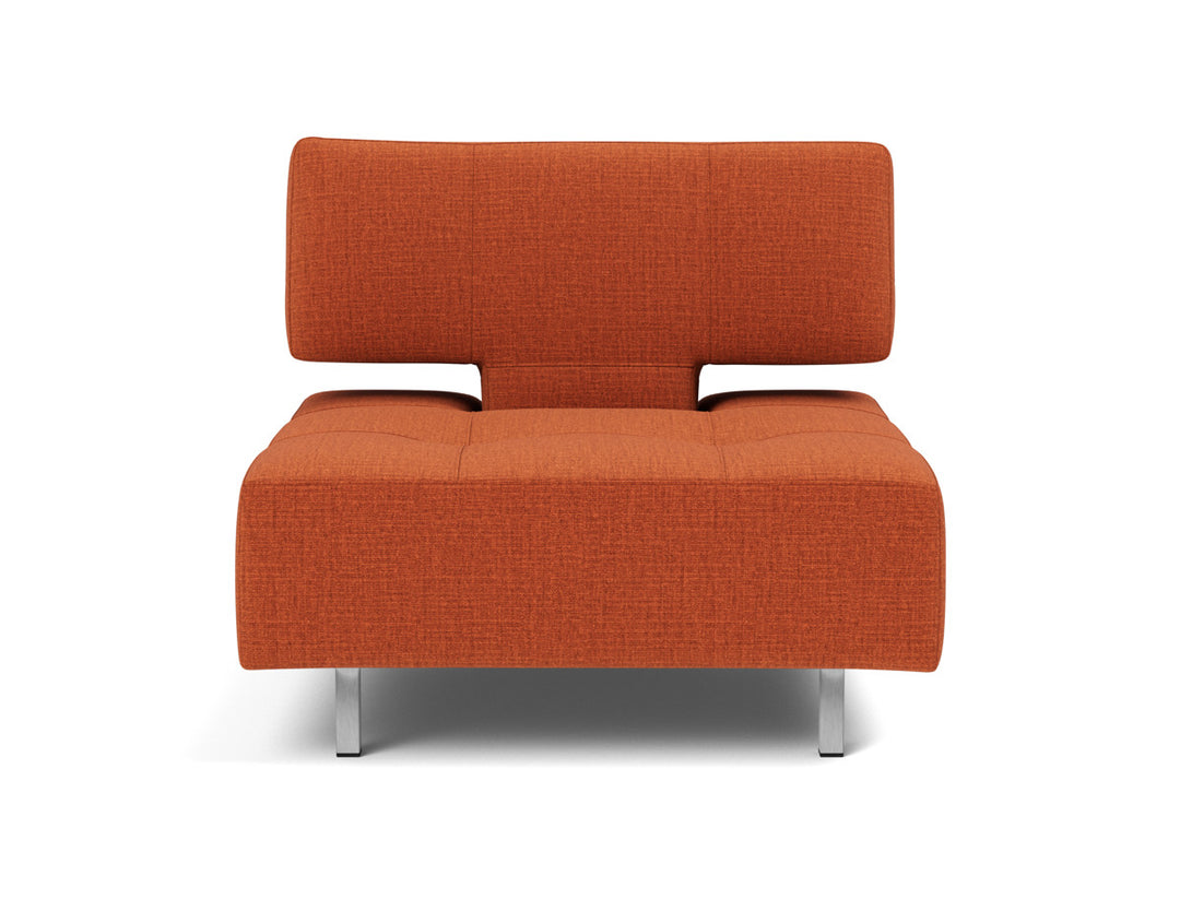 Fotoliu extensibil Long Horn D.E.L. 115x85 cm, tesatura la alegere #material_412-esina-rust-orange