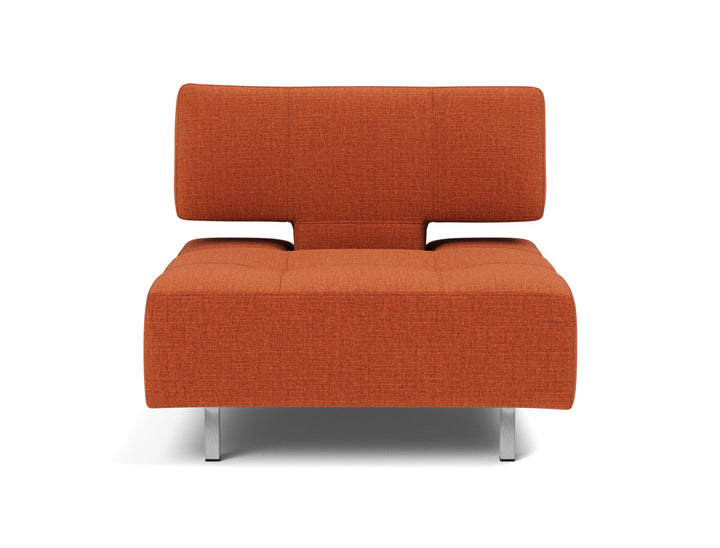 Fotoliu extensibil Long Horn D.E.L. 115x85 cm, tesatura la alegere #material_412-esina-rust-orange