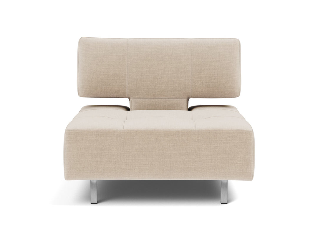 Fotoliu extensibil Long Horn D.E.L. 115x85 cm, tesatura la alegere #material_410-esina-almond
