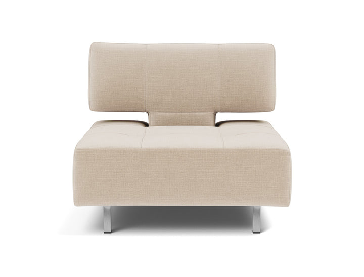 Fotoliu extensibil Long Horn D.E.L. 115x85 cm, tesatura la alegere #material_410-esina-almond