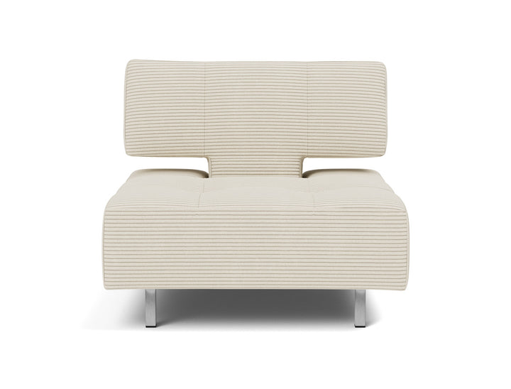 Fotoliu extensibil Long Horn D.E.L. 115x85 cm, tesatura la alegere #material_594-corduroy-ivory