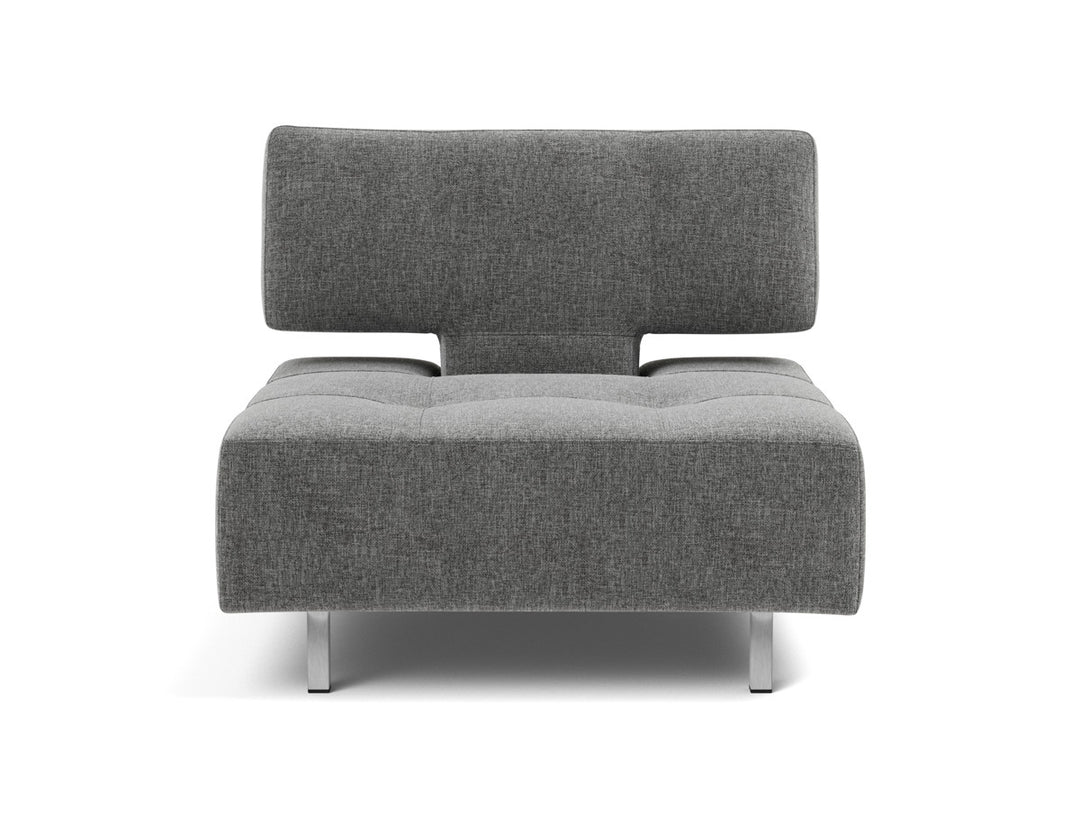 Fotoliu extensibil Long Horn D.E.L. 115x85 cm, tesatura la alegere #material_563-twist-charcoal