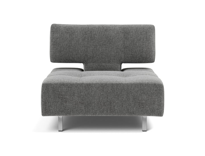 Fotoliu extensibil Long Horn D.E.L. 115x85 cm, tesatura la alegere #material_563-twist-charcoal