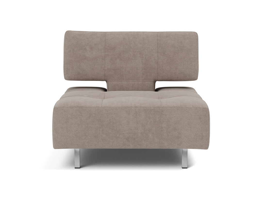 Fotoliu extensibil Long Horn D.E.L. 115x85 cm, tesatura la alegere #material_318-cordufine-beige