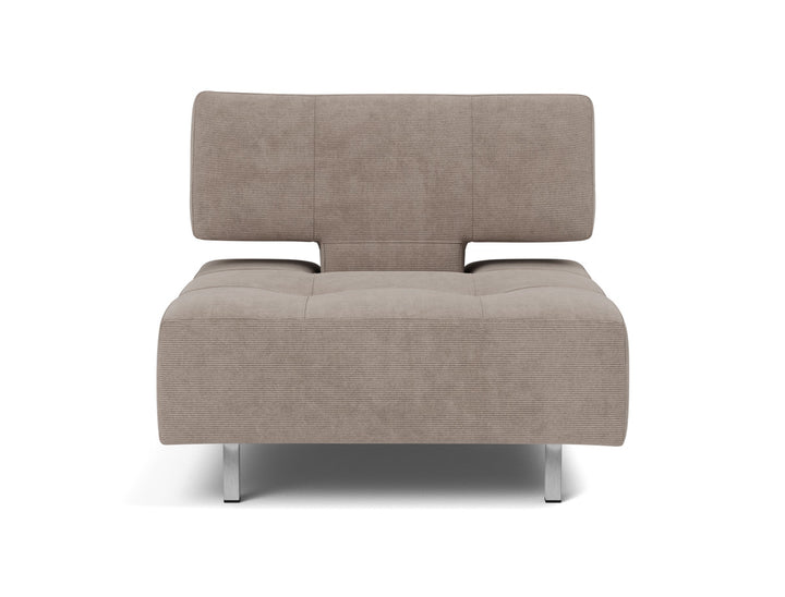 Fotoliu extensibil Long Horn D.E.L. 115x85 cm, tesatura la alegere #material_318-cordufine-beige