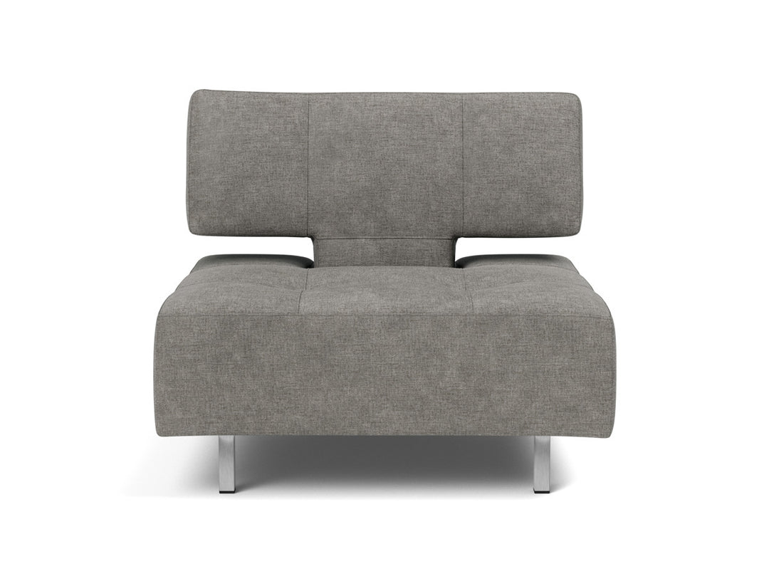 Fotoliu extensibil Long Horn D.E.L. 115x85 cm, tesatura la alegere #material_282-avella-warm-grey