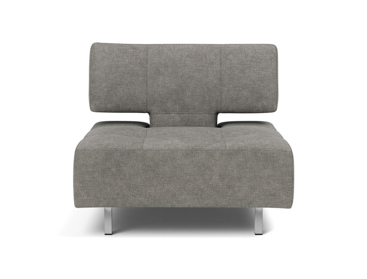 Fotoliu extensibil Long Horn D.E.L. 115x85 cm, tesatura la alegere #material_282-avella-warm-grey