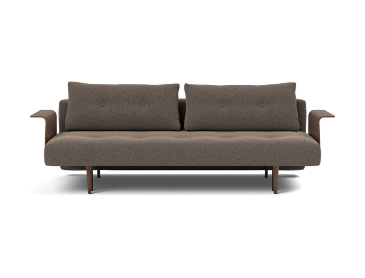 Canapea extensibila cu brate Recast Dark Styletto 140x200 cm, tesatura la alegere #material_530-boucl-taupe