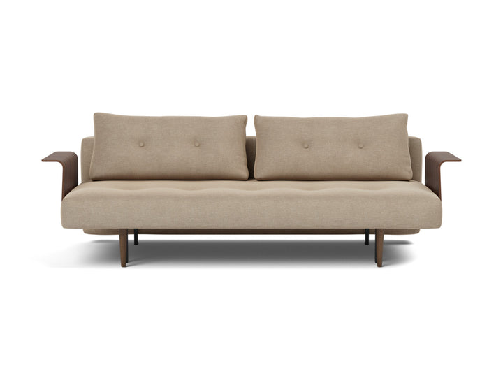 Canapea extensibila cu brate Recast Dark Styletto 140x200 cm, tesatura la alegere #material_587-phobos-mocha