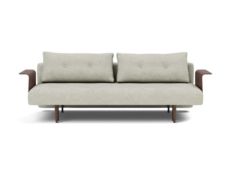 Canapea extensibila cu brate Recast Dark Styletto 140x200 cm, tesatura la alegere #material_280-avella-sand