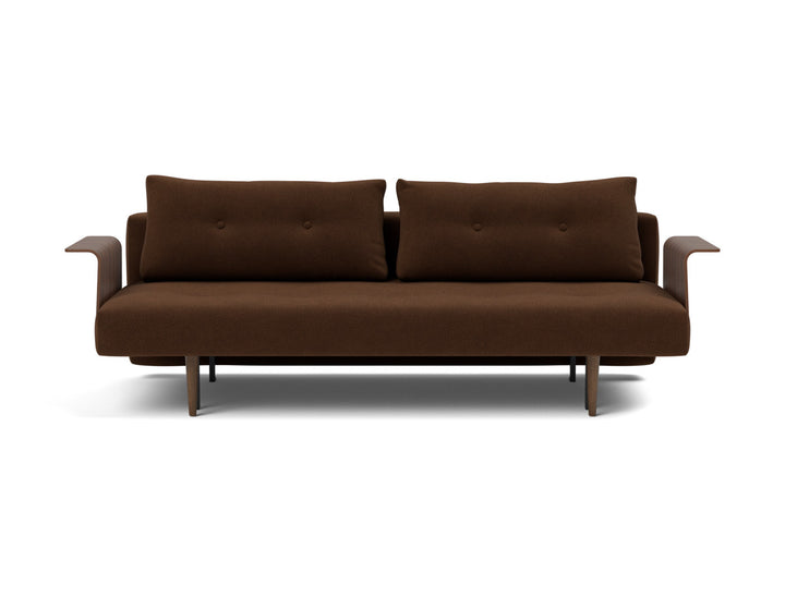 Canapea extensibila cu brate Recast Dark Styletto 140x200 cm, tesatura la alegere #material_359-taura-cappuccino