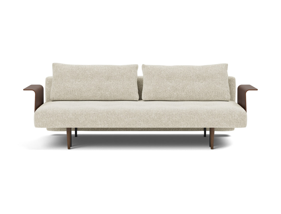Canapea extensibila cu brate Recast Dark Styletto 140x200 cm, tesatura la alegere #material_357-taura-off-white