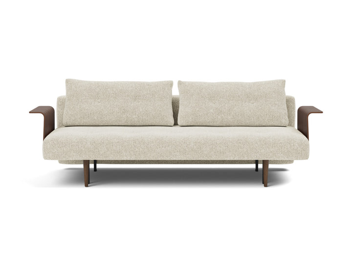 Canapea extensibila cu brate Recast Dark Styletto 140x200 cm, tesatura la alegere #material_357-taura-off-white