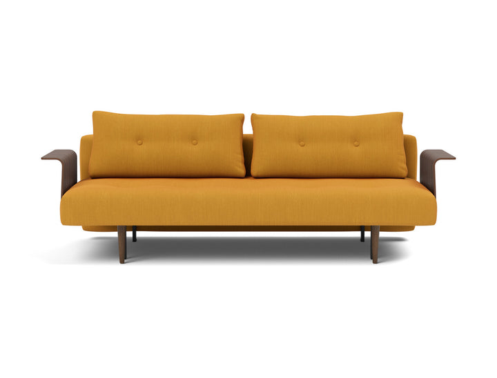 Canapea extensibila cu brate Recast Dark Styletto 140x200 cm, tesatura la alegere #material_507-elegance-burned-curry