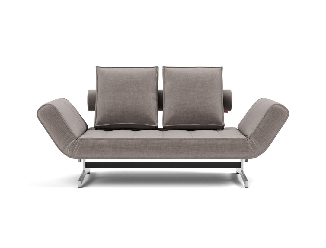 Canapea extensibila Ghia Chrome 80x210 cm, tesatura la alegere #material_418-esina-truffle