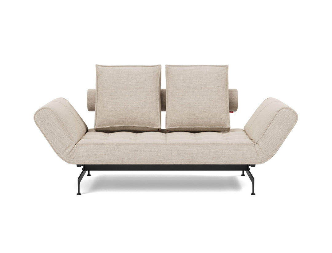 Canapea extensibila Ghia Laser 80x210 cm, tesatura la alegere #material_612-blida-sand-grey