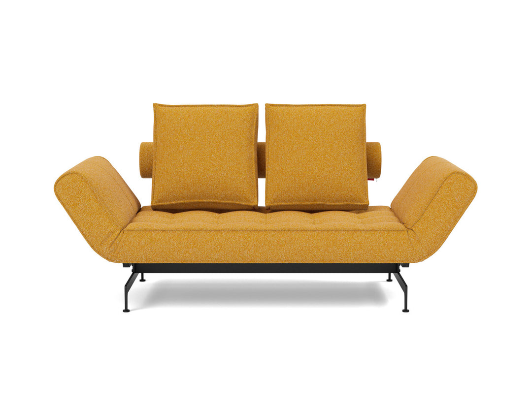 Canapea extensibila Ghia Laser 80x210 cm, tesatura la alegere #material_536-boucl-ochre