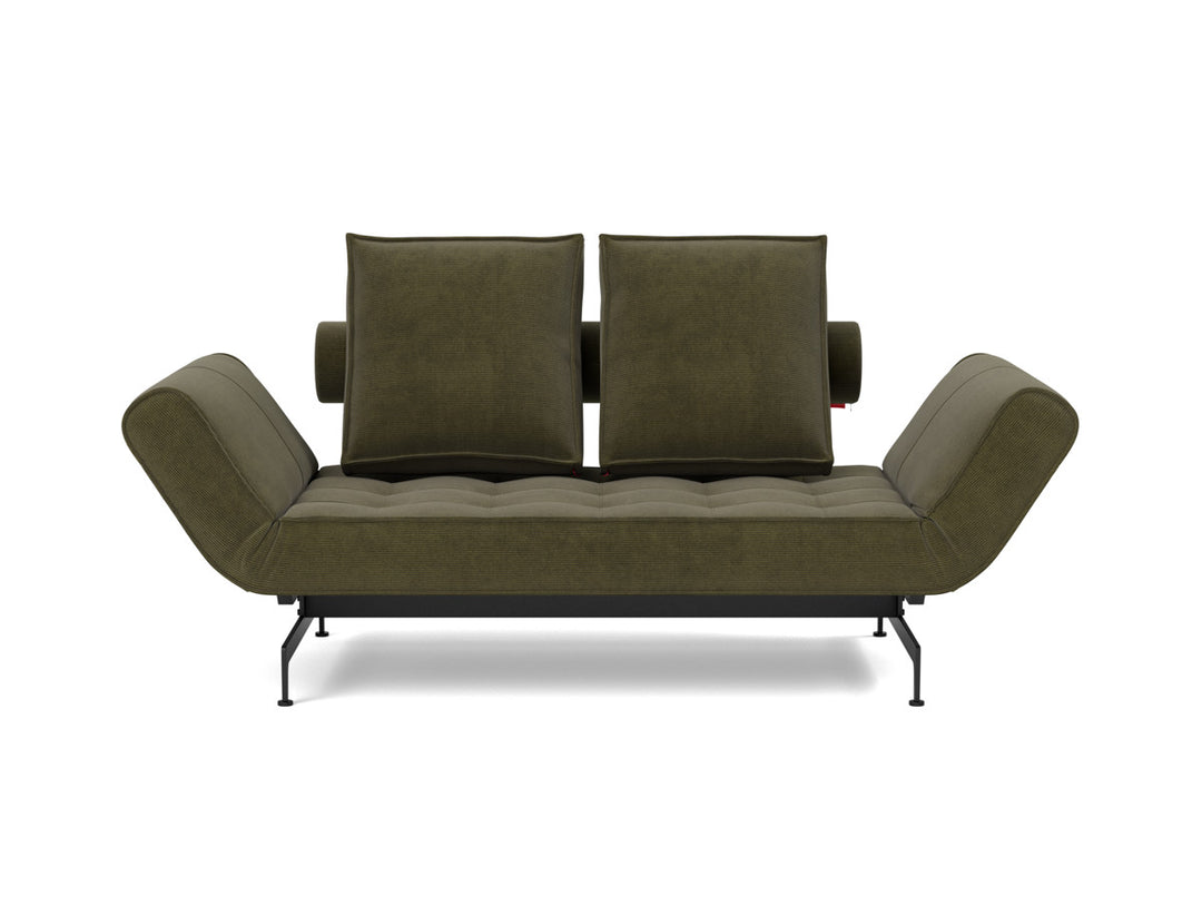 Canapea extensibila Ghia Laser 80x210 cm, tesatura la alegere #material_316-cordufine-pine-green