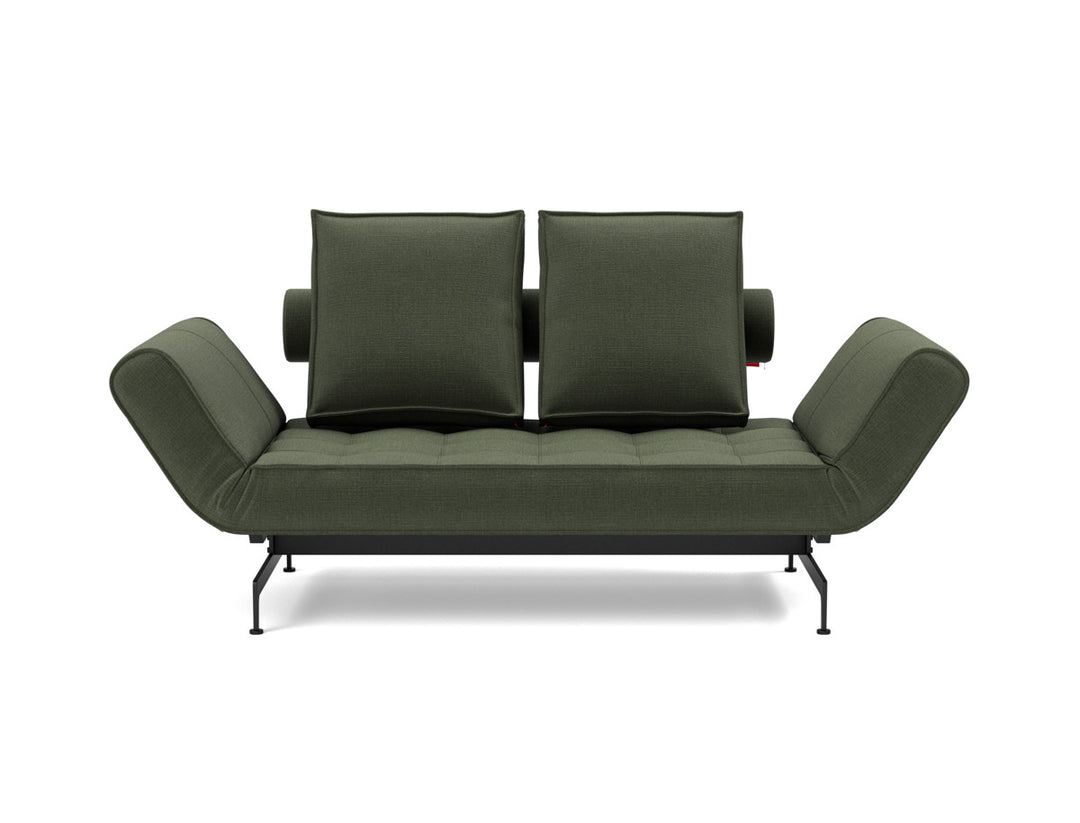 Canapea extensibila Ghia Laser 80x210 cm, tesatura la alegere #material_413-esina-olive-green