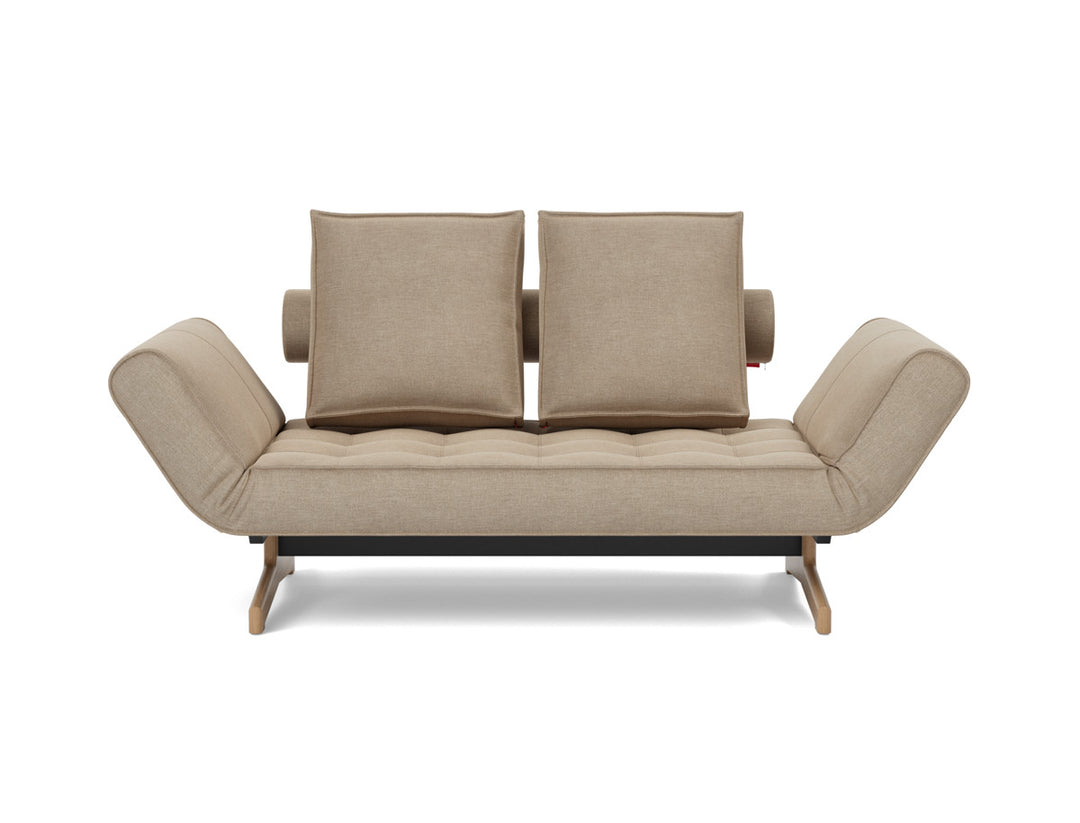 Canapea extensibila Ghia Wood 80x210 cm, tesatura la alegere #material_587-phobos-mocha