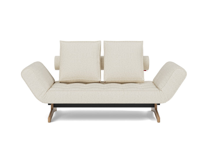 Canapea extensibila Ghia Wood 80x210 cm, tesatura la alegere #material_531-boucl-off-white