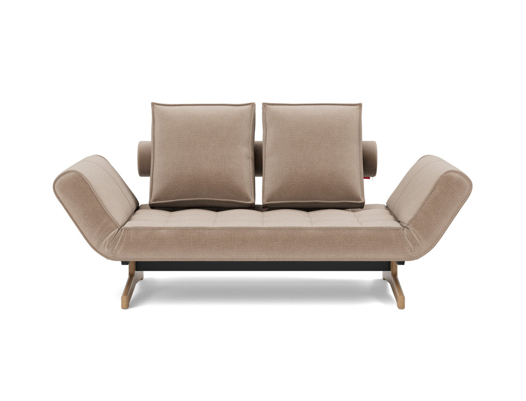 Canapea extensibila Ghia Wood 80x210 cm, tesatura la alegere #material_417-esina-mocha
