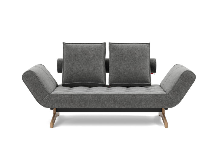 Canapea extensibila Ghia Wood 80x210 cm, tesatura la alegere #material_563-twist-charcoal