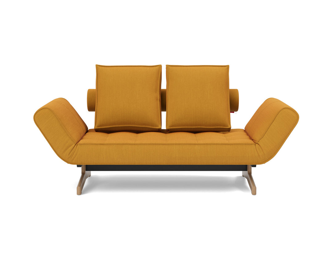 Canapea extensibila Ghia Wood 80x210 cm, tesatura la alegere #material_507-elegance-burned-curry