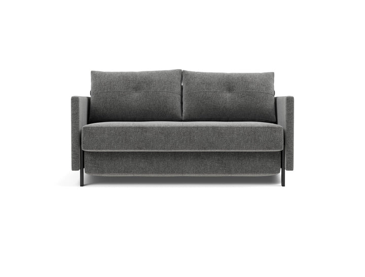 Canapea extensibila cu cotiere Cubed 140x200cm, tesatura la alegere #material_563-twist-charcoal