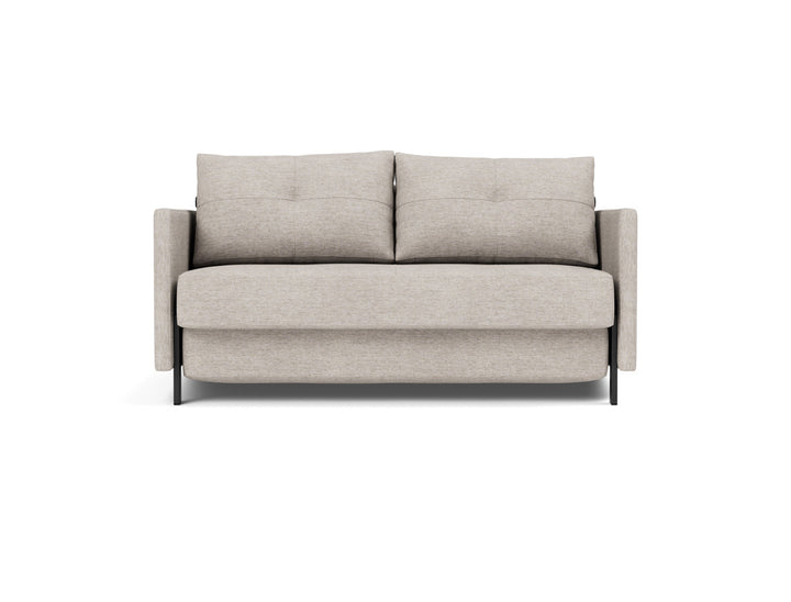 Canapea extensibila cu cotiere Cubed 140x200cm, tesatura la alegere #material_471-yuveno-sand
