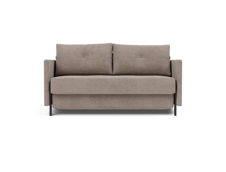 Canapea extensibila cu cotiere Cubed 140x200cm, tesatura la alegere #material_318-cordufine-beige