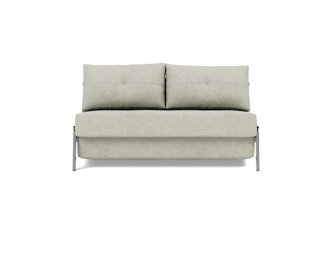 Canapea extensibila Cubed Chrome 140x200cm, tesatura la alegere #material_280-avella-sand