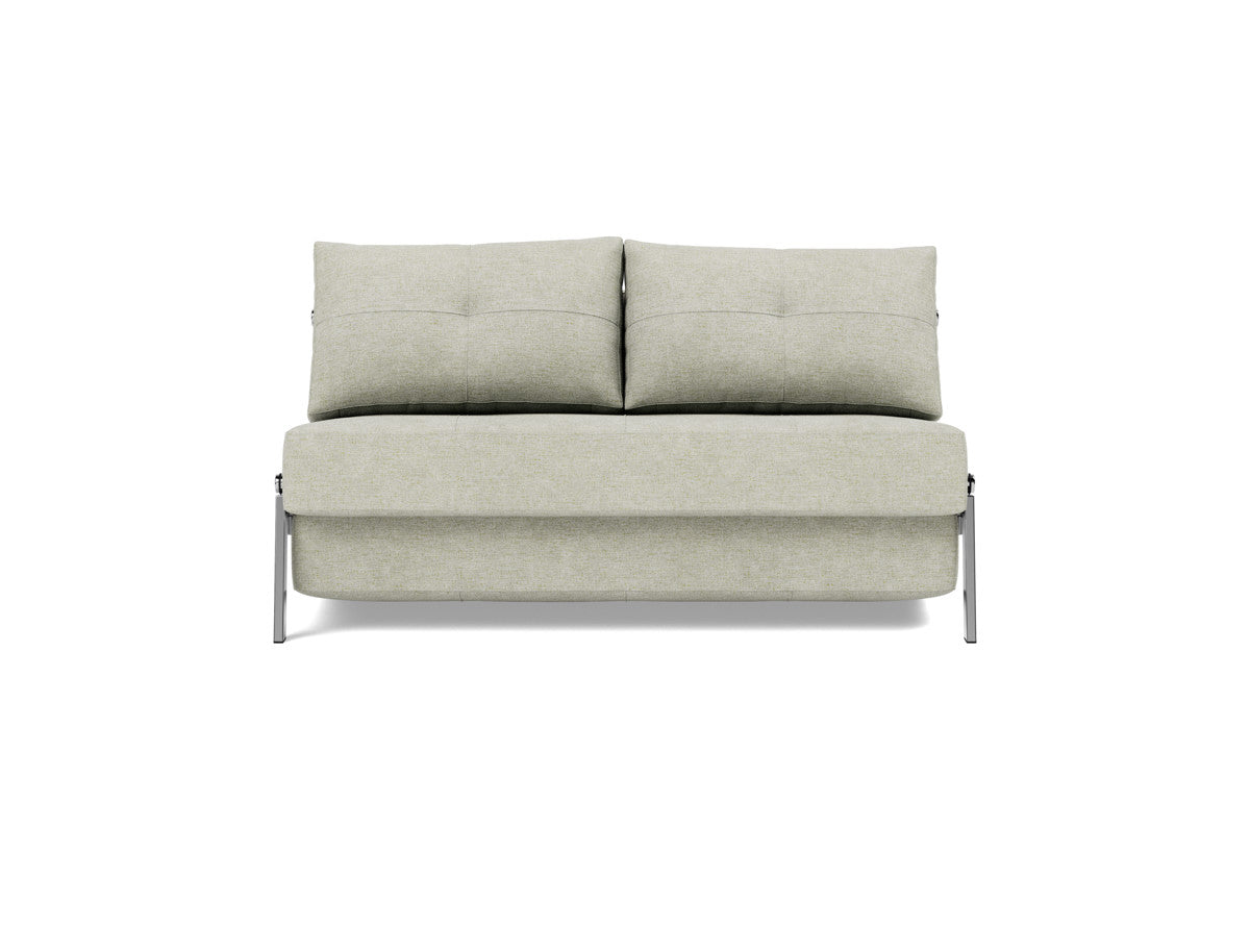 Canapea extensibila Cubed Chrome 140x200cm, tesatura la alegere