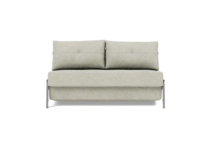 Canapea extensibila Cubed Chrome 140x200cm, tesatura la alegere #material_280-avella-sand