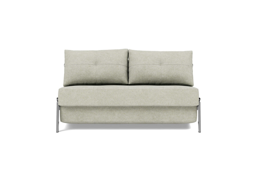 Canapea extensibila Cubed Chrome 140x200cm, tesatura la alegere #material_280-avella-sand